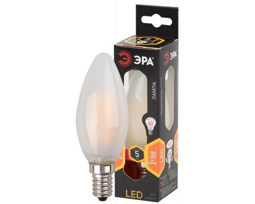 Лампа светодиодная F-LED B35-5w-827-E14 frozed ЭРА Б0027925