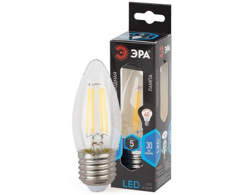 Лампа светодиодная F-LED B35-5w-840-E27 ЭРА Б0027934