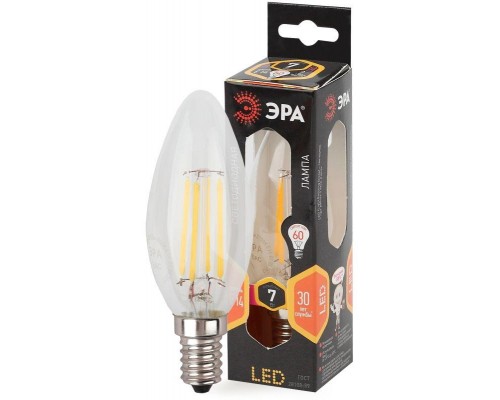 Лампа светодиодная F-LED B35-7w-827-E14 ЭРА Б0027942
