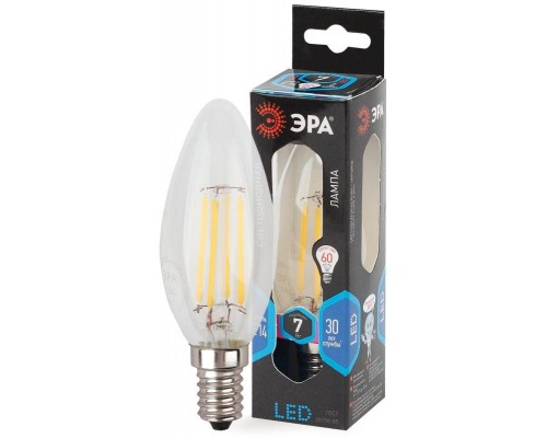 Лампа светодиодная F-LED B35-7w-840-E14 ЭРА Б0027943