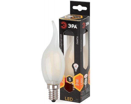 Лампа светодиодная F-LED BXS-5w-827-E14 frozed ЭРА Б0027927