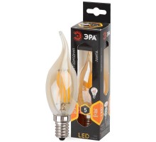 Лампа светодиодная F-LED BXS-5w-827-E14 gold ЭРА Б0027940