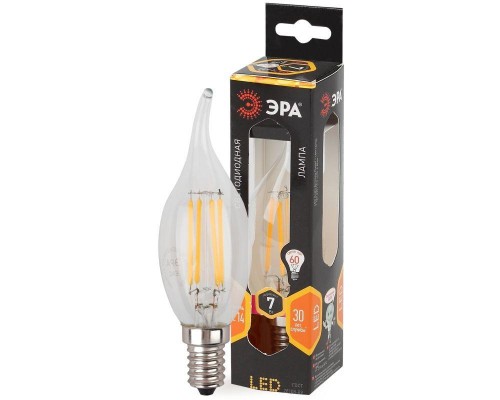 Лампа светодиодная F-LED BXS-7w-827-E14 ЭРА Б0027944