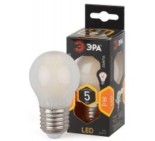 Лампа светодиодная F-LED P45-5w-827-E27 frozed ЭРА Б0027931