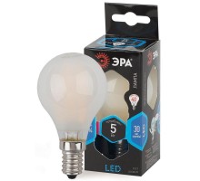 Лампа светодиодная F-LED P45-5w-840-E14 frozed ЭРА Б0027930