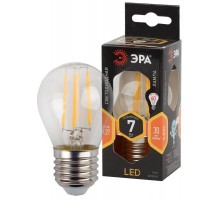 Лампа светодиодная F-LED P45-7W-827-E27 ЭРА Б0027948