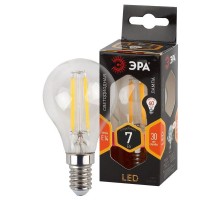 Лампа светодиодная F-LED P45-7w-827-E14 ЭРА Б0027946