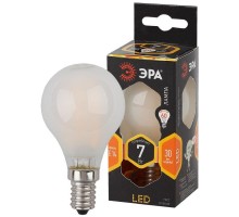 Лампа светодиодная F-LED P45-7w-827-E14 frozed ЭРА Б0027956