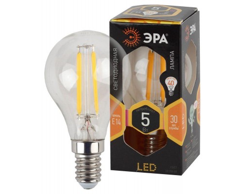 Лампа светодиодная F-LED Р45-5w-827-E14 ЭРА Б0019006