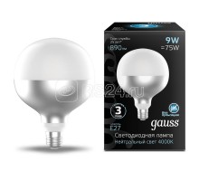 Лампа светодиодная Filament G125-DC Mirror-Milky 9Вт 890лм 4000К E27 125х178мм Gauss 1014802209