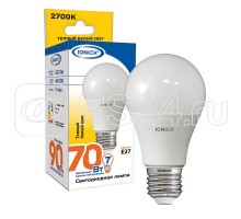 Лампа светодиодная ILED-SMD2835-A55-7-630-220-2.7-E27 IONICH 1612