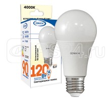 Лампа светодиодная ILED-SMD2835-A60-14-1100-230-4-E27 A60 14Вт E27 4000К бел. IONICH 1623