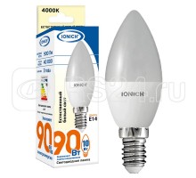 Лампа светодиодная ILED-SMD2835-C37-10-900-220-4-E14 IONICH 1551