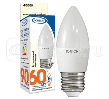 Лампа светодиодная ILED-SMD2835-C37-6-540-220-4-E27 (0162) IONICH 1532