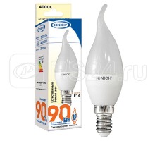 Лампа светодиодная ILED-SMD2835-CW37-10-900-220-4-E14 IONICH 1553