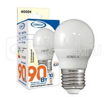 Лампа светодиодная ILED-SMD2835-G45-10-900-220-4-E27 IONICH 1555