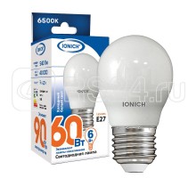 Лампа светодиодная ILED-SMD2835-G45-6-540-220-6.5-E27 (1116) IONICH 1543
