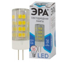 Лампа светодиодная JC-3.5w-220V-corn ceramics-840-G4 280лм ЭРА Б0027856