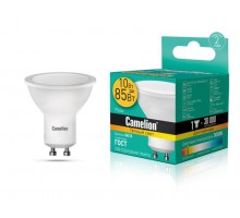 Лампа светодиодная LED10-GU10/830/GU10 10Вт 220В Camelion 13682