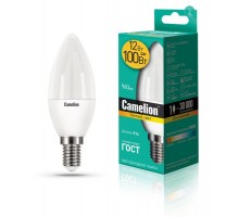Лампа светодиодная LED12-C35/830/E14 12Вт 220В Camelion 13687