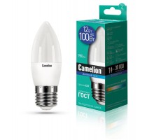 Лампа светодиодная LED12-C35/865/E27 12Вт 220В Camelion 13692