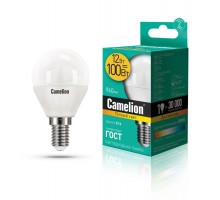 Лампа светодиодная LED12-G45/830/E14 12Вт 220В Camelion 13693