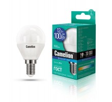 Лампа светодиодная LED12-G45/865/E14 12Вт 220В Camelion 13697