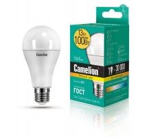 Лампа светодиодная LED13-A60/830/E27 13Вт грушевидная 3000К тепл. бел. E27 1045лм 220-240В Camelion 12045