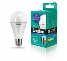 Лампа светодиодная LED15-A60/865/E27 15Вт грушевидная 220В Camelion 12713