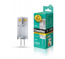 Лампа светодиодная LED3-G4-JC-NF/830/G4 3Вт 12В AC/DC Camelion 13700