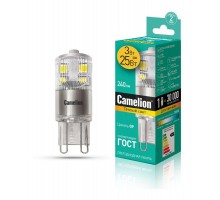 Лампа светодиодная LED3-G9-NF/830/G9 3Вт 220В Camelion 13702