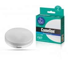 Лампа светодиодная LED6-GX53/865/GX53 6Вт 220В Camelion 13617