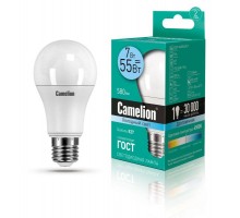 Лампа светодиодная LED7-A60/845/E27 7Вт грушевидная 4500К бел. E27 550лм 220-240В Camelion 11254