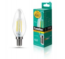Лампа светодиодная LED7-C35-FL/830/E14 7Вт 220В Camelion 13452