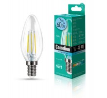 Лампа светодиодная LED7-C35-FL/845/E14 7Вт 220В Camelion 13453