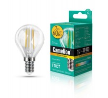 Лампа светодиодная LED7-G45-FL/830/E14 7Вт 220В Camelion 13456