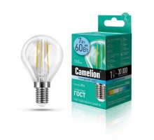 Лампа светодиодная LED7-G45-FL/845/E14 7Вт 220В Camelion 13458