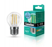 Лампа светодиодная LED7-G45-FL/845/E27 7Вт 220В Camelion 13459