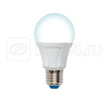 Лампа светодиодная LED-A60 10W/4000K/E27/FR/DIM PLP01WH Яркая диммир. мат. картон Uniel UL-00004286