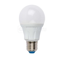 Лампа светодиодная LED-A60 10W/NW/E27/FR грушевидная PLP01WH форма А мат. серия ЯРКАЯ бел. 4000К упак. картон Uniel UL-00001525