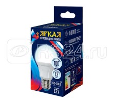 Лампа светодиодная LED-A60 13W/4000K/E27/FR PLP01WH Яркая мат. картон Uniel UL-00005031