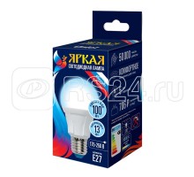 Лампа светодиодная LED-A60 13W/6500K/E27/FR PLP01WH Яркая мат. картон Uniel UL-00005032