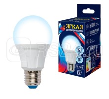 Лампа светодиодная LED-A60 18W/6500K/E27/FR PLP01WH Яркая мат. картон Uniel UL-00005038