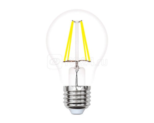 Лампа светодиодная LED-A60-7W/WW/E27/CL/MB грушевидная GLM10TR форма А прозр. Multibright свет теплый бел. 3000К 100-50-10 упак. картон Uniel UL-00002366