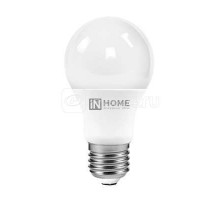 Лампа светодиодная LED-A60-VC 10Вт 230В E27 6500К 900Лм IN HOME 4690612020228