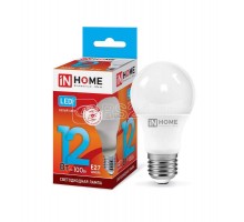 Лампа светодиодная LED-A60-VC 12Вт 230В E27 4000К 1080лм IN HOME 4690612020242