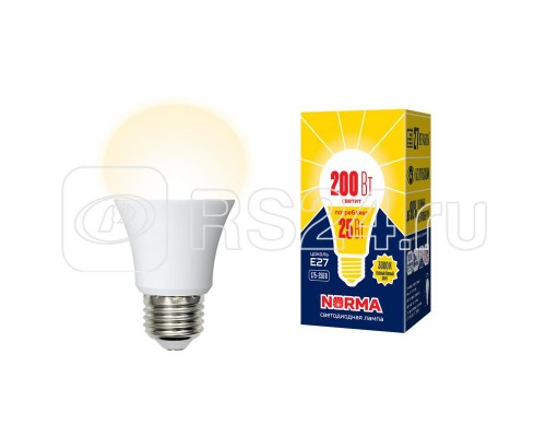 Лампа светодиодная LED-A70-25W/3000K/E27/FR/NR Norma мат. картон Volpe UL-00004469