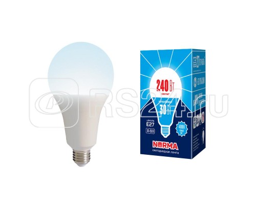 Лампа светодиодная LED-A95-30W/4000K/E27/FR/NR Norma мат. картон Volpe UL-00005605