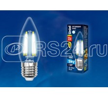 Лампа светодиодная LED-C35-13W/4000K/E27/CL PLS02WH Sky прозр. картон Uniel UL-00005902