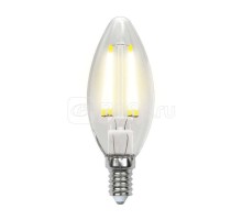 Лампа светодиодная LED-C35-5W/WW/E14/CL/MB GLM10TR форма свеча прозр. Multibright свет теплый бел. 3000К 100-50-10 упак. картон Uniel UL-00002367